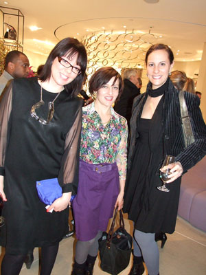 Toronto Bloggers Sonja Andic, Rachel Schwab with Faze's Carolee Custus