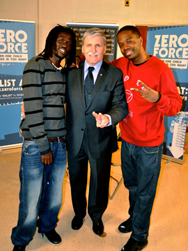 Zero Force Army Emmanuel Jal, Romeo Dallaire and Shaun Boothe