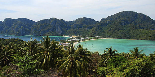 Tonsai Village Beach in Koh Phi Phi.