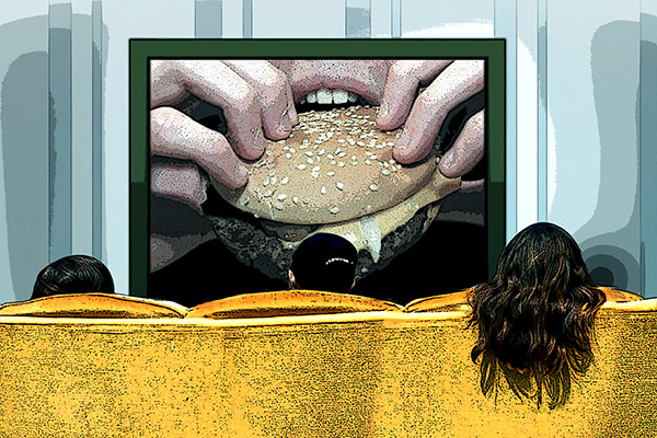 Teen Obesity in Canada - Fast food burger 
