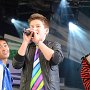 Parker with his dancers.